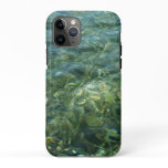 Water over Sea Grass I Caribbean Photography iPhone 11 Pro Case