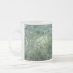 Water over Sea Grass I Caribbean Photography Frosted Glass Coffee Mug