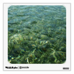 Water over Sea Grass I Caribbean Photography Wall Decal