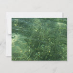 Water over Sea Grass II (Blue and Green) Photo