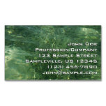 Water over Sea Grass II (Blue and Green) Photo Business Card Magnet