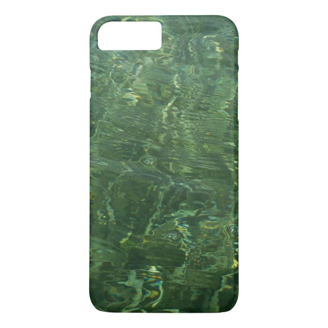 Water over Sea Grass II (Blue and Green) Photo Case-Mate iPhone Case (Back)