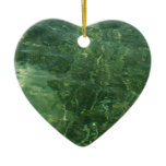 Water over Sea Grass II (Blue and Green) Photo Ceramic Ornament