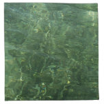 Water over Sea Grass II (Blue and Green) Photo Cloth Napkin