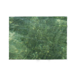 Water over Sea Grass II (Blue and Green) Photo Fleece Blanket