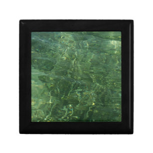 Water over Sea Grass II (Blue and Green) Photo Gift Box