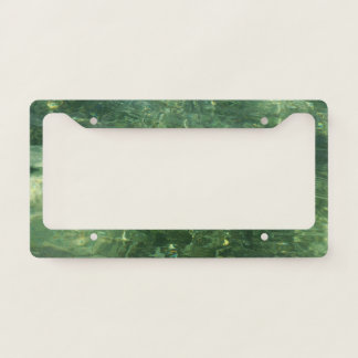 Water over Sea Grass II (Blue and Green) Photo License Plate Frame