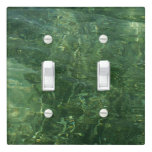 Water over Sea Grass II (Blue and Green) Photo Light Switch Cover