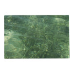 Water over Sea Grass II (Blue and Green) Photo Placemat