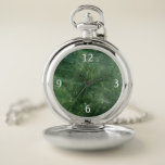 Water over Sea Grass II (Blue and Green) Photo Pocket Watch