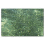 Water over Sea Grass II (Blue and Green) Photo Tissue Paper