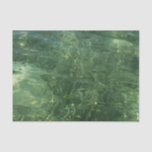 Water over Sea Grass II (Blue and Green) Photo Tissue Paper