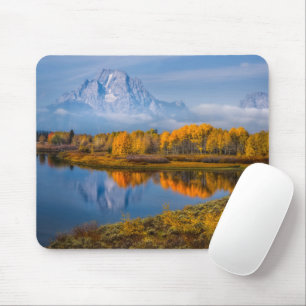 Water Oxbow Bend Jackson Wyoming Mouse Pad