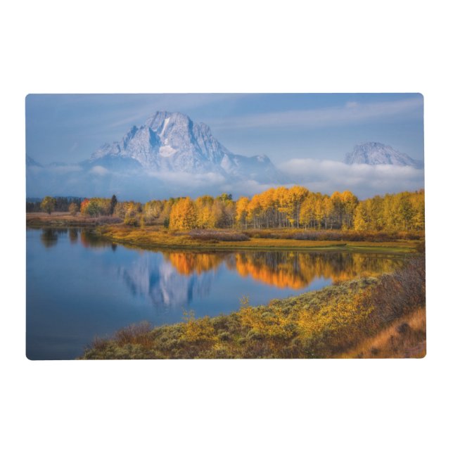 Water | Oxbow Bend Jackson Wyoming Placemat (Front)