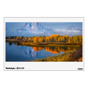 Water   Oxbow Bend Jackson Wyoming Wall Decal