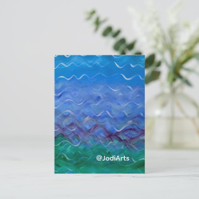 Water Painting Postcard (Standing Front)