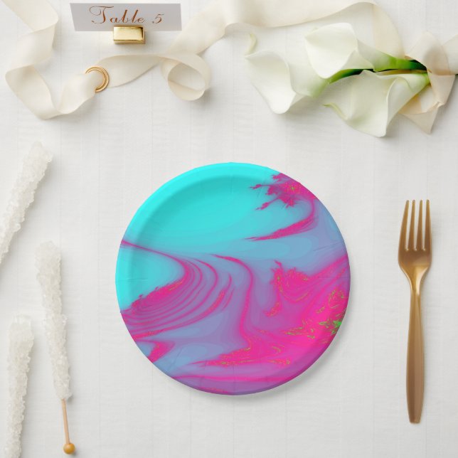 WATER PAPER PLATES (Wedding)