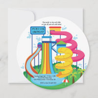 Water Park Invitation