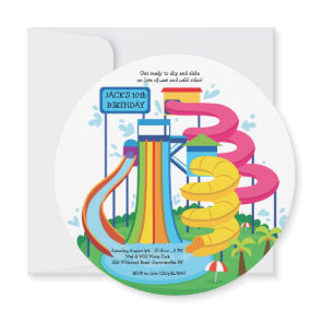 Water Park Invitation