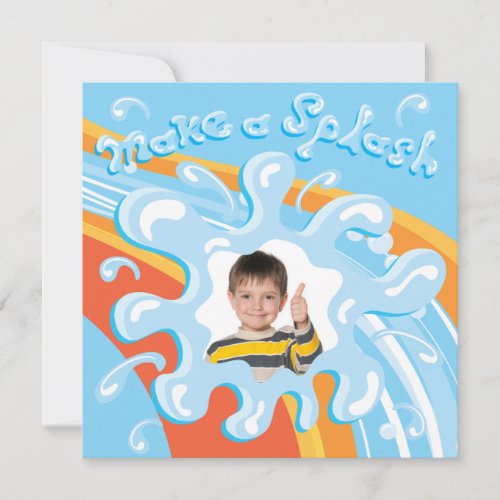 Water Park Pool Party Invitation