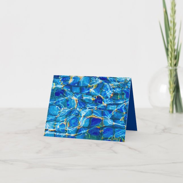 Water Pattern Card  (Front)