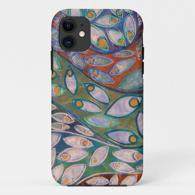 Water Peacocks (painting) Case-Mate iPhone Case (Back)
