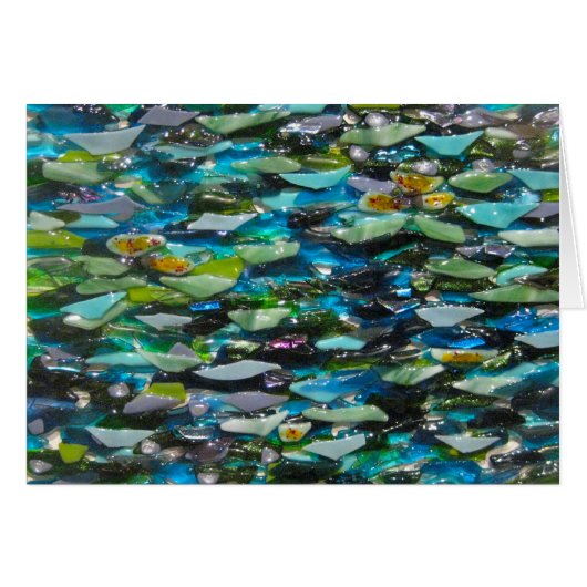 Water Pebbles Blank Card (Front Horizontal)