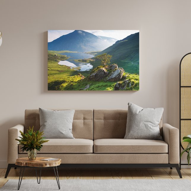 Water | Pen yr Ole Wen Lake Idwal Snowdonia Park Canvas Print (Creator Uploaded)