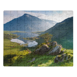 Water   Pen yr Ole Wen Lake Idwal Snowdonia Park Jigsaw Puzzle