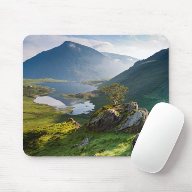 Water | Pen yr Ole Wen Lake Idwal Snowdonia Park Mouse Pad (With Mouse)