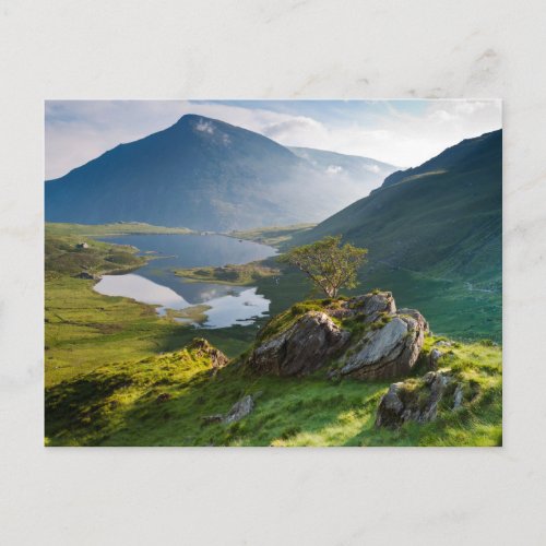 Water  Pen yr Ole Wen Lake Idwal Snowdonia Park Postcard