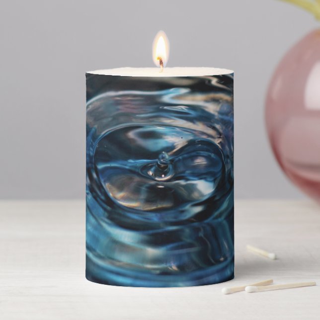 Water Pillar Candle (In Situ)