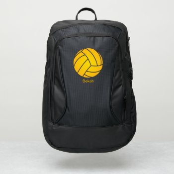 Water Polo Back Pack (customizable) by SBPantry at Zazzle