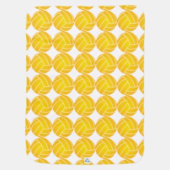 Water Polo Ball Blanket - Yellow by SBPantry at Zazzle