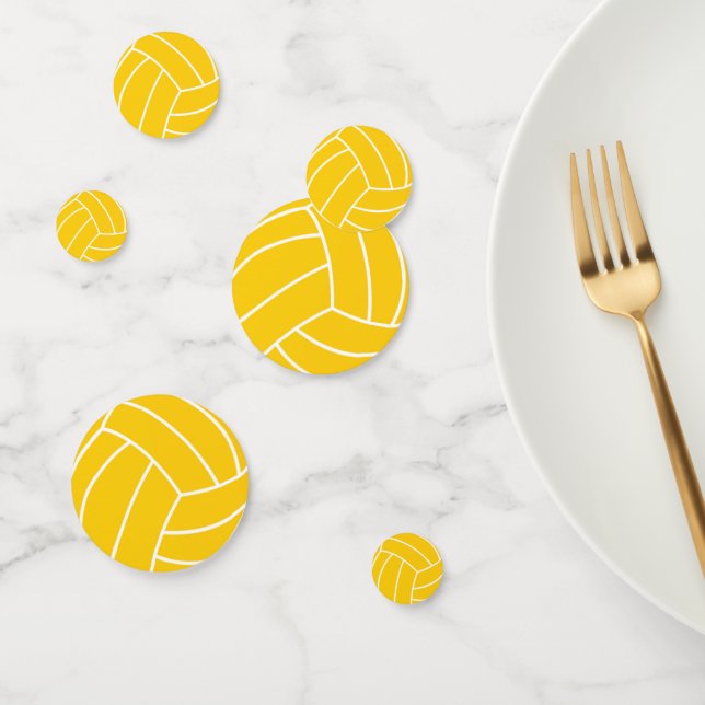 Water Polo Ball Confetti (Group)