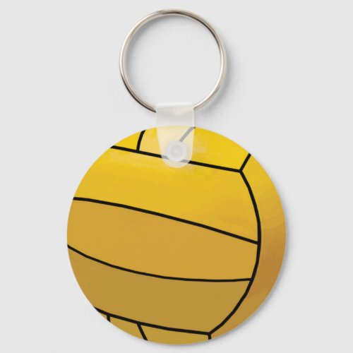 Water Polo Ball Key Chain