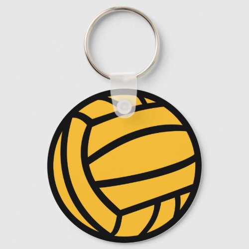 Water polo ball keychain