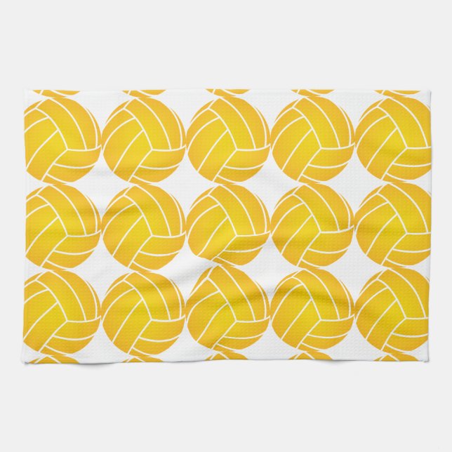 Water Polo Ball Kitchen Towel (Horizontal)