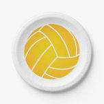 Water Polo Ball Paper Plates at Zazzle