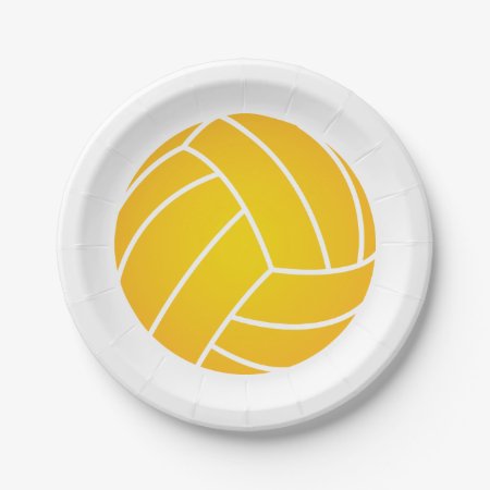 Water Polo Ball Paper Plates