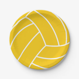 Water Polo Ball Paper Plates Sport Party Tableware