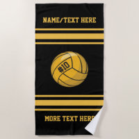 Water Polo Ball Team Player Name Number Custom
