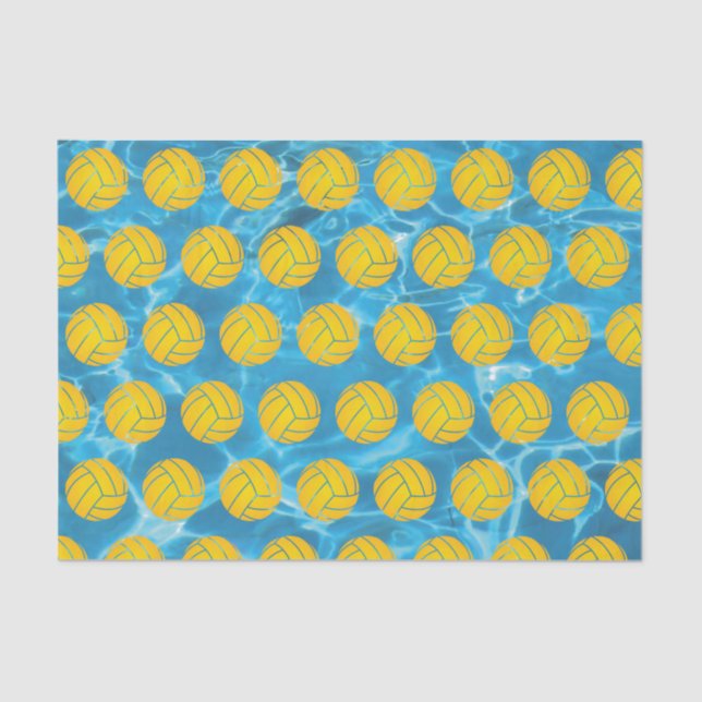 Water Polo Ball Tissue Paper (Front)