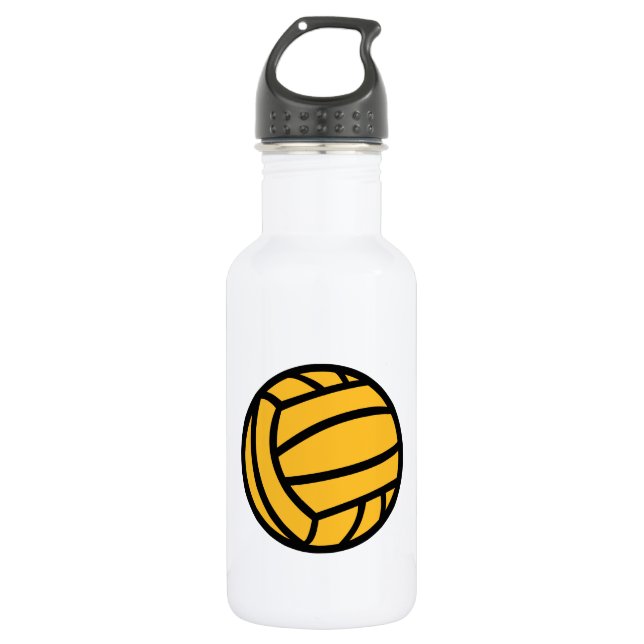 Water polo ball water bottle (Front)