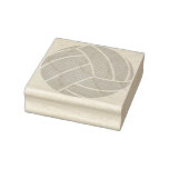 Water Polo Ball Wood Stamp &amp; Ink at Zazzle