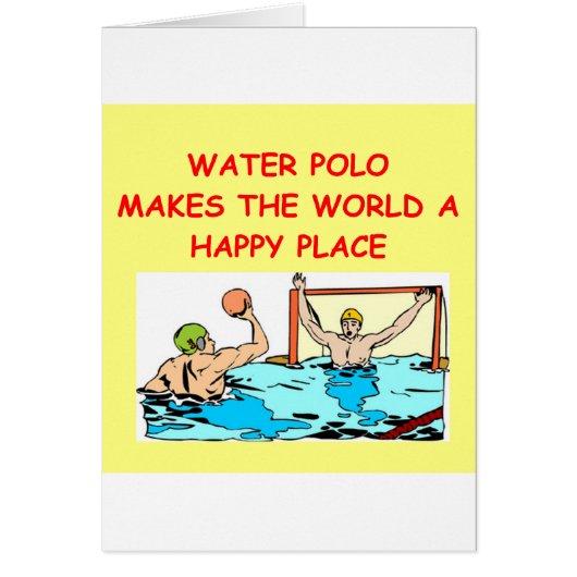 water polo cards (Front)