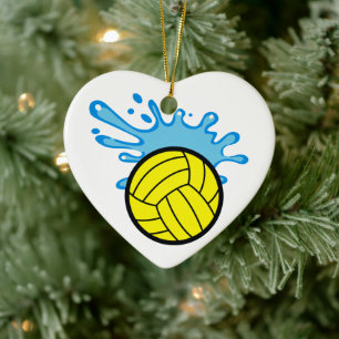 Water Polo Ceramic Ornament