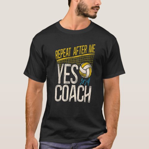 Water Polo Coach Vintage Repeat After Me Yes Coach