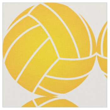 Water Polo Custom Combed Cotton (56" Width) Fabric by SBPantry at Zazzle