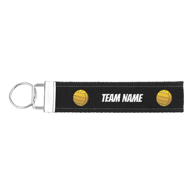 Water Polo Customized Team Wrist Keychain (Keys on Left)